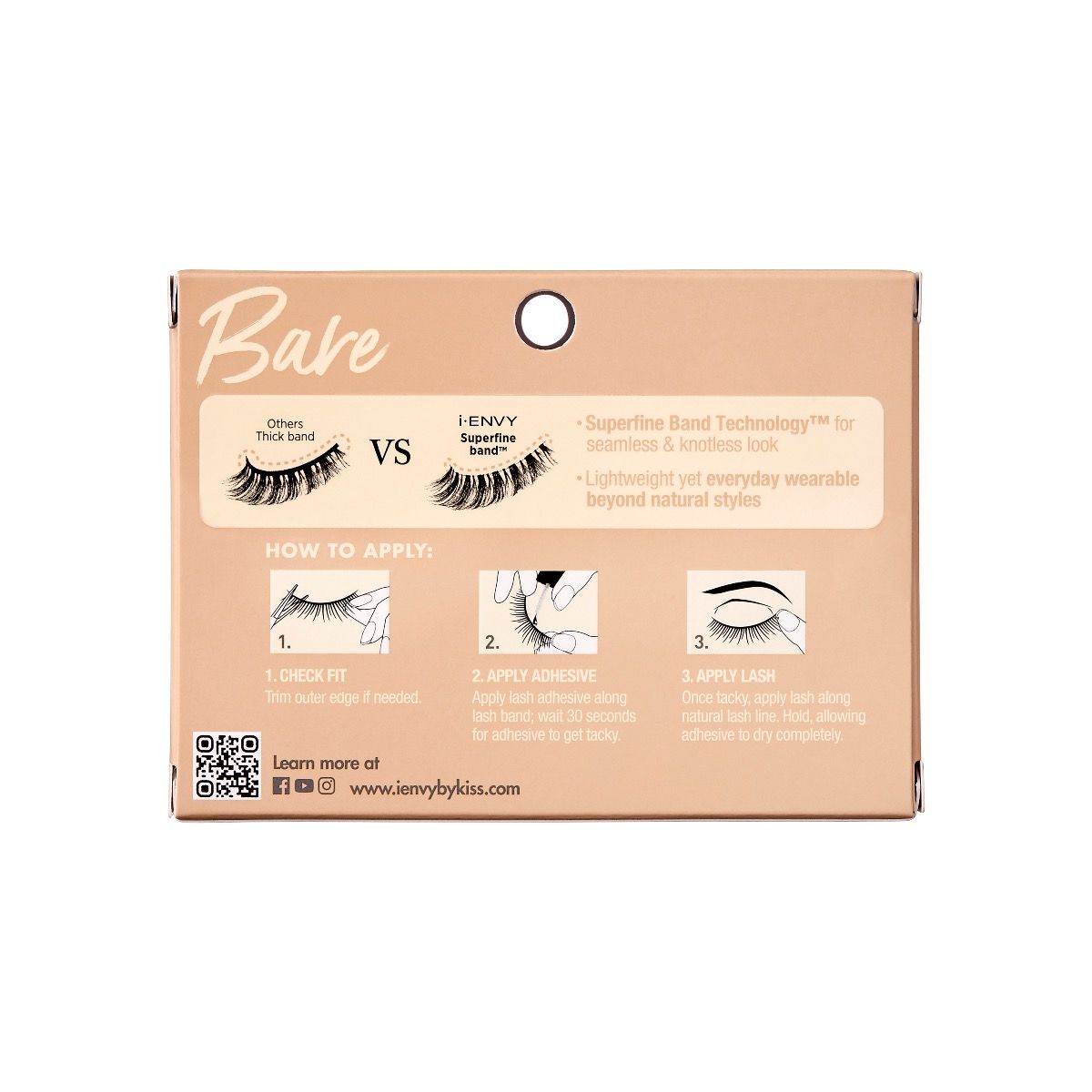 i-ENVY BARE EYELASHES - STYLES AVAILABLE