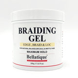 BELLATIQUE PROFESSIONAL EDGE, BRAID & LOC MAXIMUM HOLD BRAIDING GEL - SIZES AVAILABLE