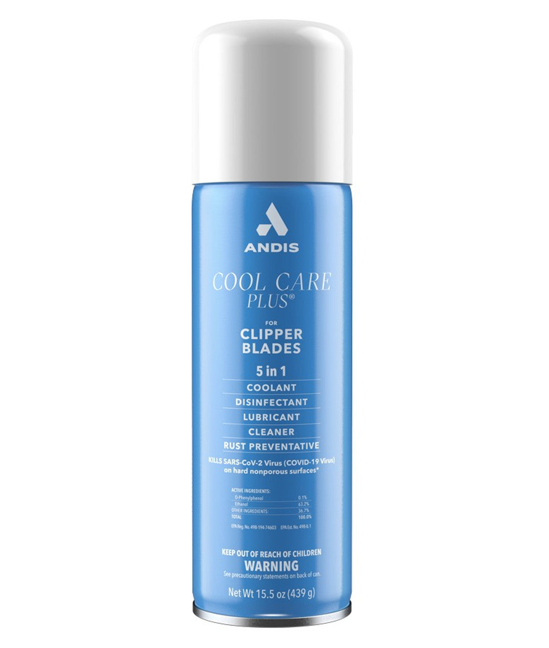 ANDIS COOL CARE PLUS CLIPPER SPRAY 15.5OZ