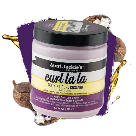 AUNT JACKIE'S CURL LA LA CUSTARD 15OZ