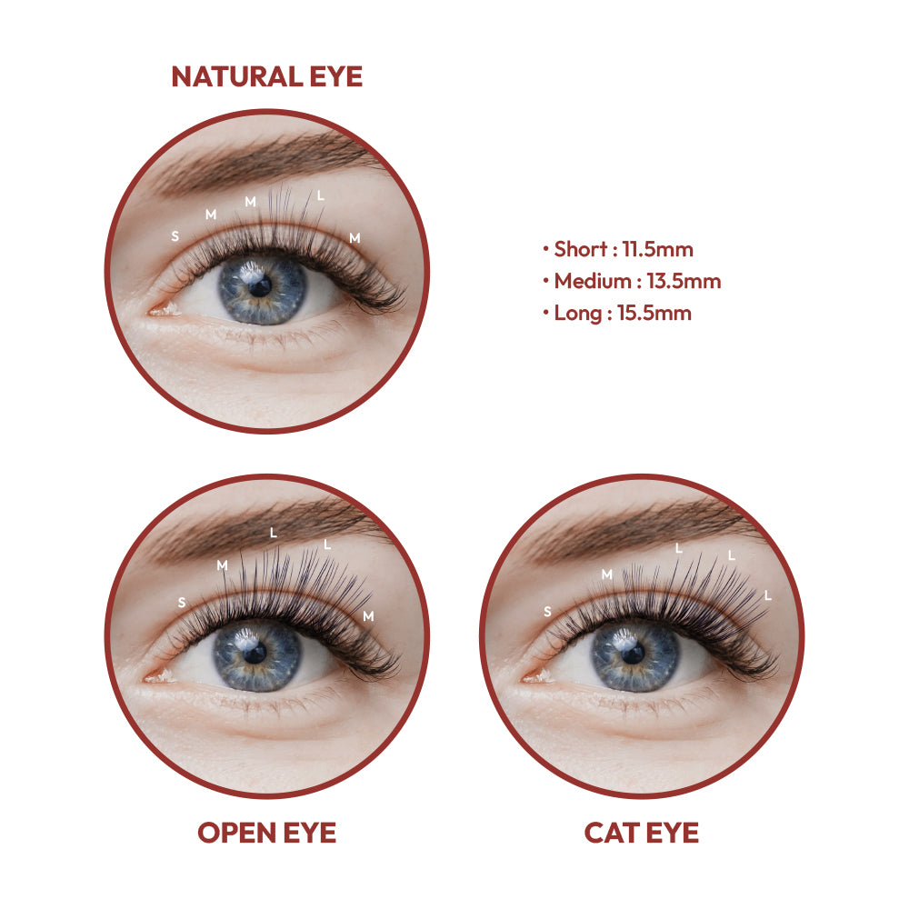 i-ENVY DEEP C CURL SHORT INDIVIDUAL LASHES