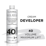 CLAIROL PURE WHITE CREAM DEVELOPER 40 VOL 16OZ