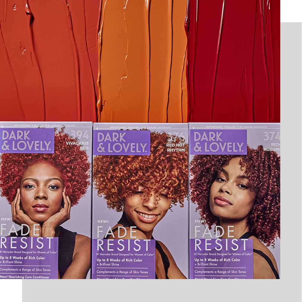 DARK & LOVELY FADE RESIST PERMANENT HAIR COLOR - COLORS AVAILABLE