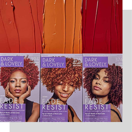 DARK & LOVELY FADE RESIST PERMANENT HAIR COLOR - COLORS AVAILABLE