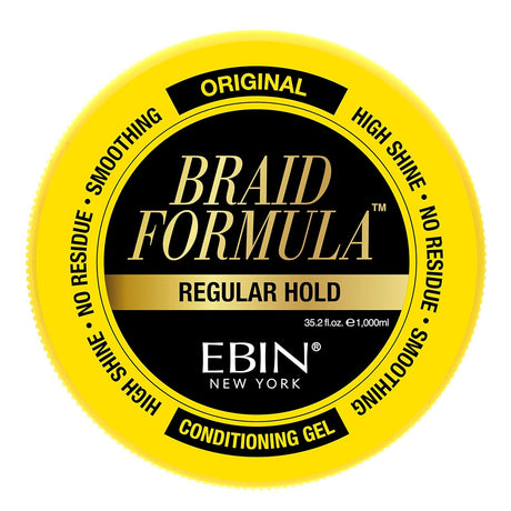 EBIN BRAID FORMULA REGULAR HOLD CONDITIONING GEL - SIZES AVAILABLE