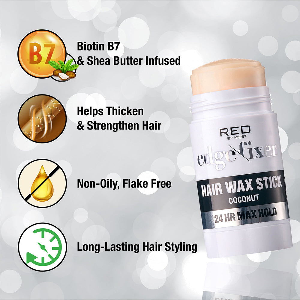 RED by KISS EDGE FIXER HAIR WAX STICK - SCENTS AVAILABLE