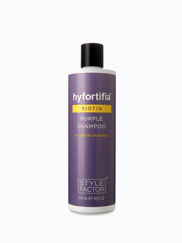 STYLE FACTOR HYFORTIFIA BIOTIN PURPLE SHAMPOO 12OZ