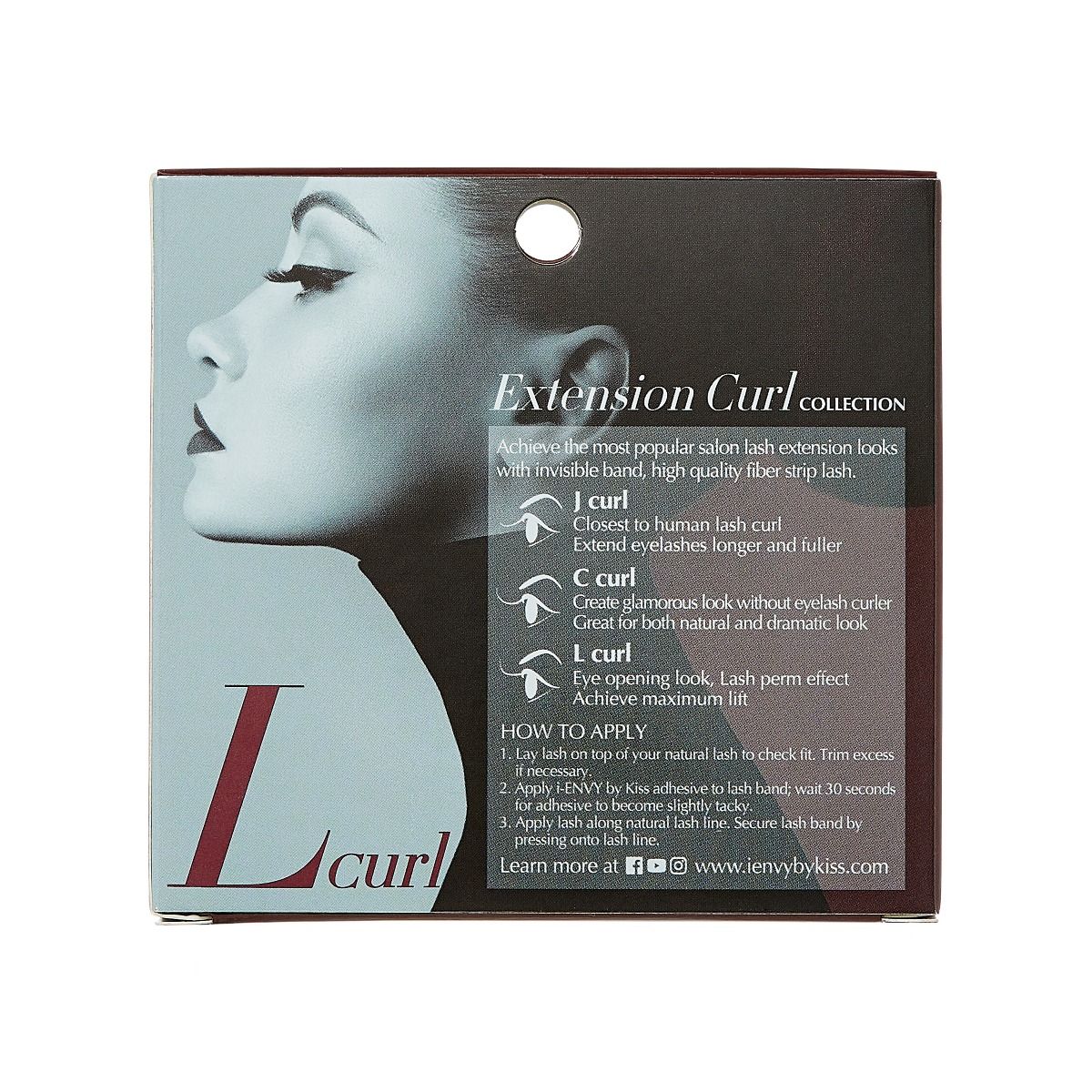 i-ENVY EXTENSION CURL L-CURL EYELASH - STYLES AVAILABLE