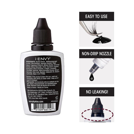 i-ENVY MEGA HOLD INDIVIDUAL EYELASH GLUE 1OZ - BLACK