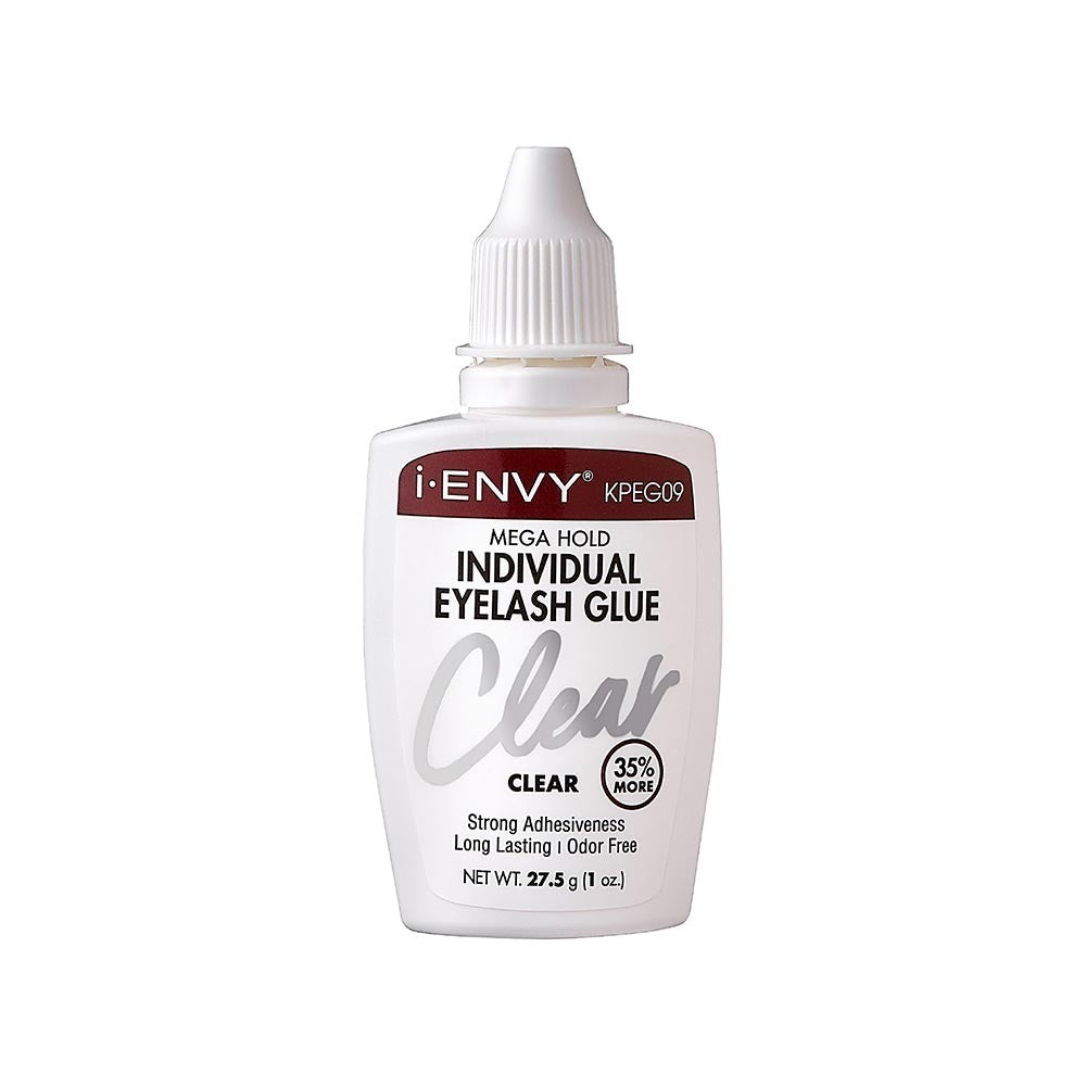 i-ENVY MEGA HOLD INDIVIDUAL EYELASH GLUE 1OZ - CLEAR