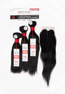 ONYX 9A 100% BRAZILIAN  WET & WAVY BUNDLES (3 PACK) W/ U-SHAPE FULL LACE CLOSURE