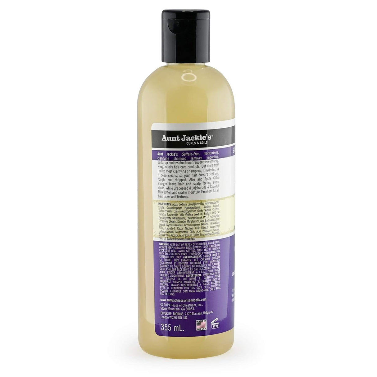 AUNT JACKIE'S POWER WASH CLARIFYING SHAMPOO 120Z