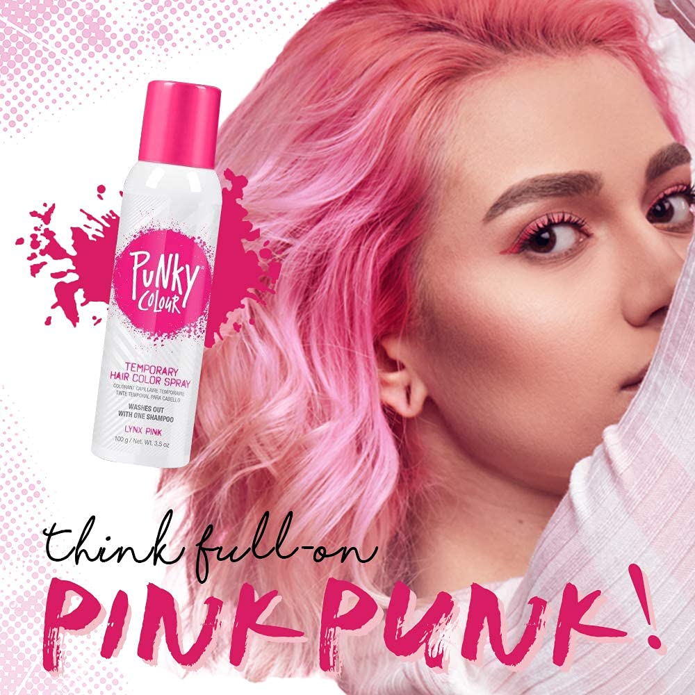 PUNKY TEMPORARY HAIR AND BODY GLITTER COLOR SPRAY 3.5OZ - COLORS AVAILABLE