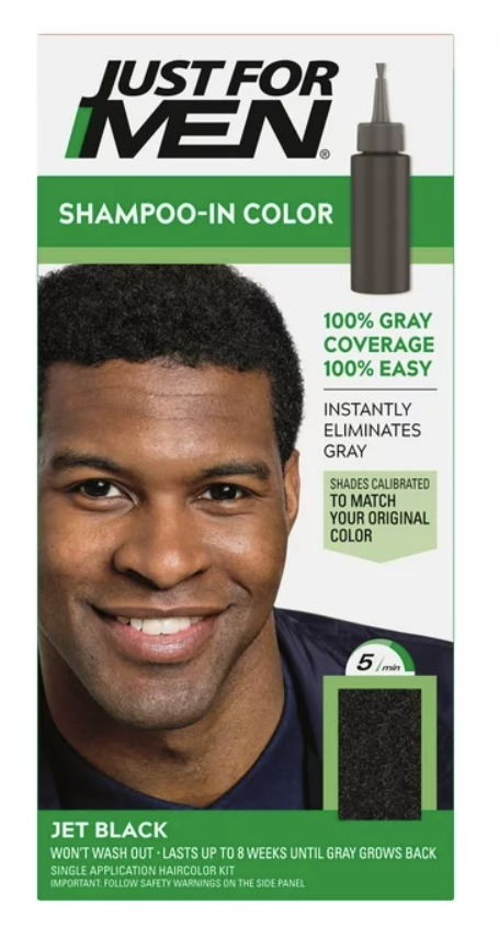 JUST FOR MEN SHAMPOO-IN COLOR - COLORS AVAILABLE