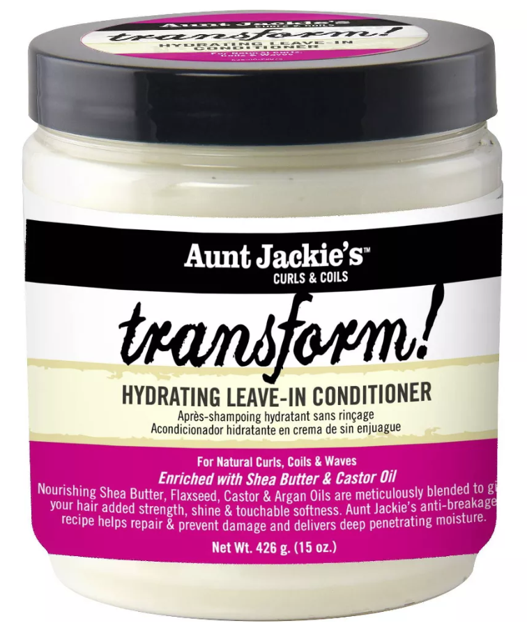 AUNT JACKIE'S TRANSFORM HYDRATING LEAVE IN CONDITIONER 15OZ