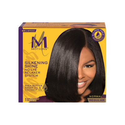 MOTIONS SILKENING SHINE NO-LYE RELAXER KIT REGULAR