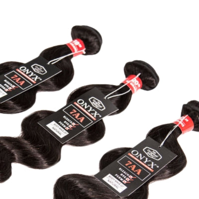 ONYX 7A 100% BRAZILIAN 3-PACK BODY WAVE BUNDLES