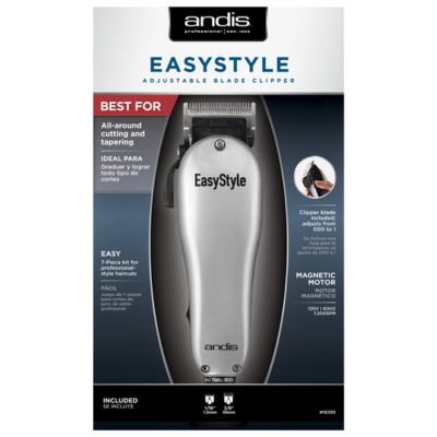 ANDIS EASYSTYLE ADJUSTABLE BLADE CLIPPER 7 PIECE KIT