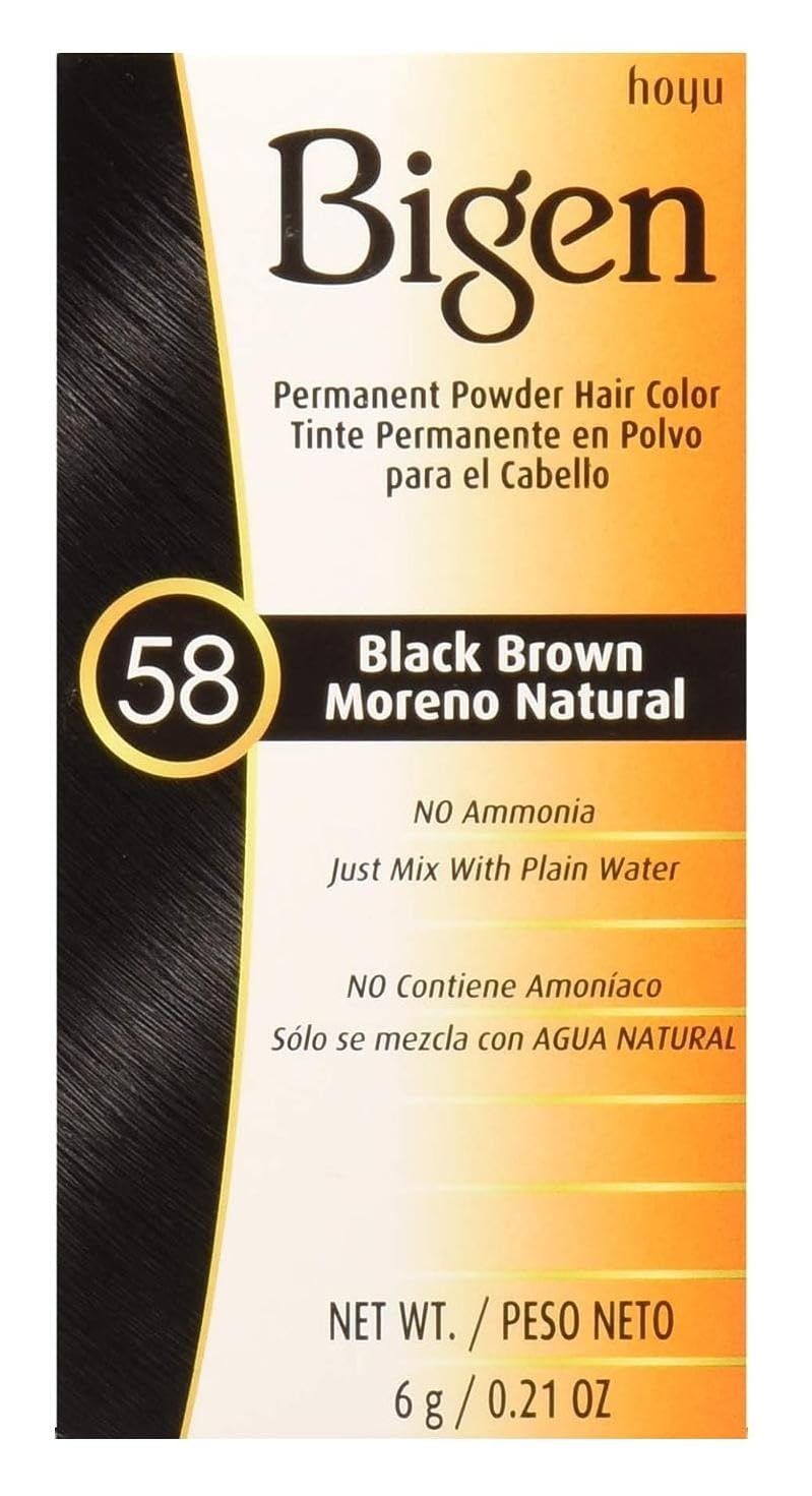 BIGEN PERMANENT POWDER HAIR COLOR - COLORS AVAILABLE