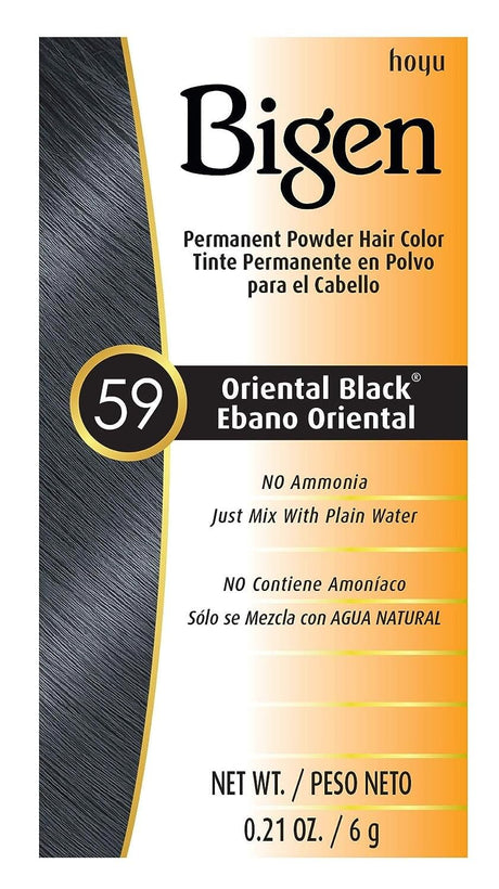 BIGEN PERMANENT POWDER HAIR COLOR - COLORS AVAILABLE