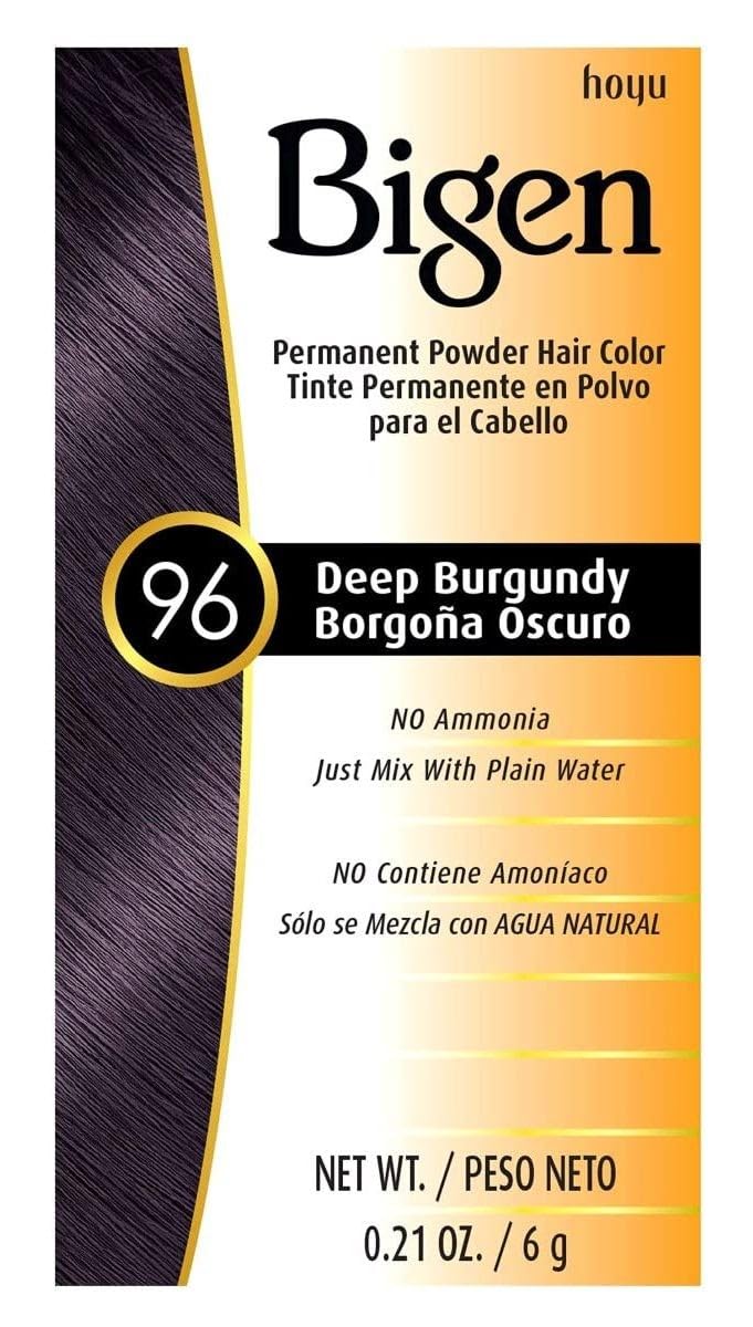 BIGEN PERMANENT POWDER HAIR COLOR - COLORS AVAILABLE