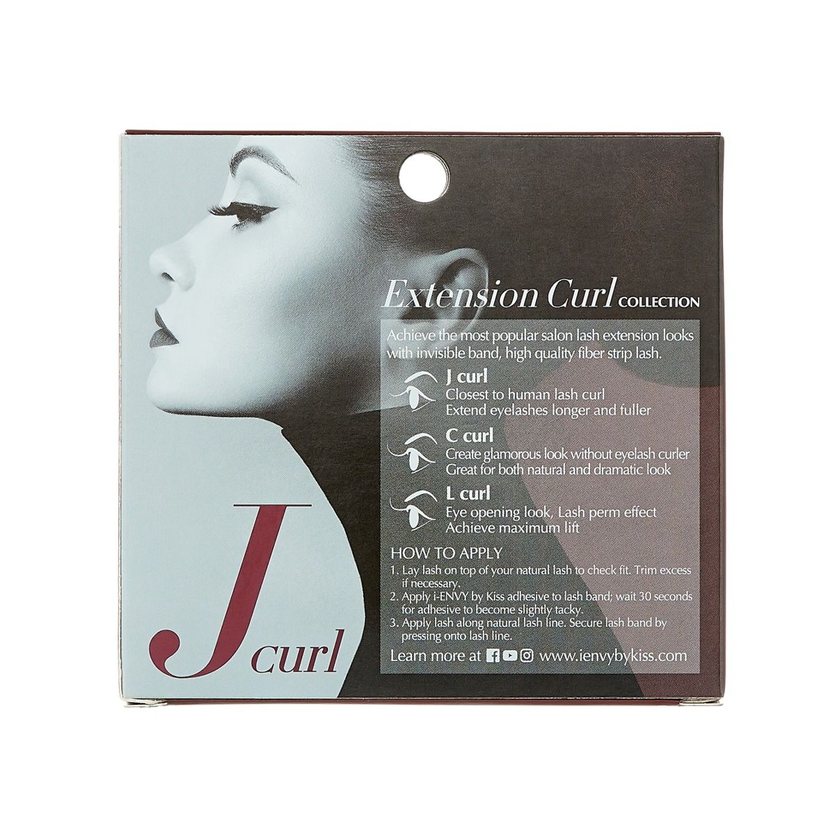 i-ENVY EXTENSION CURL J-CURL EYELASH - STYLES AVAILABLE