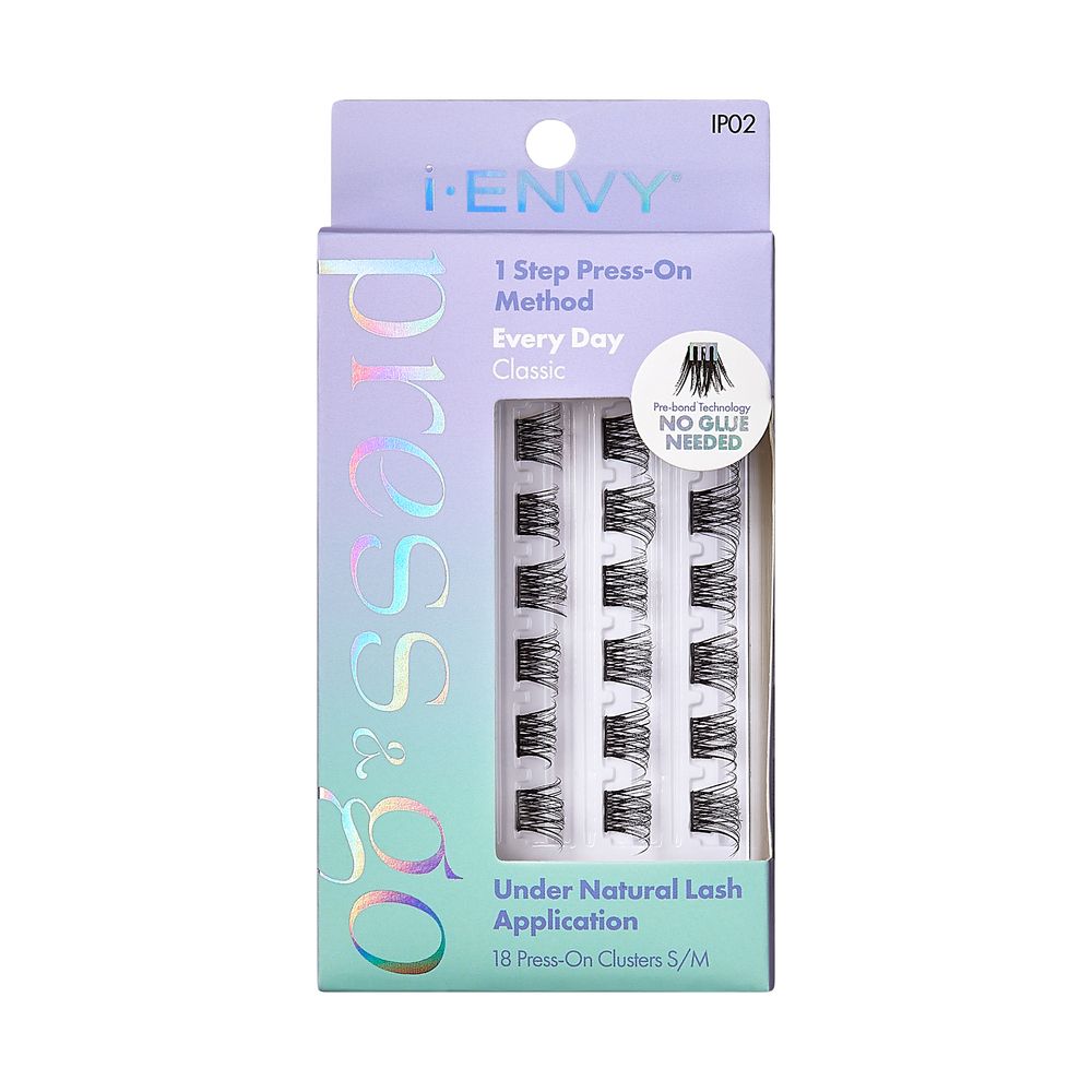 i-ENVY PRESS & GO PRESS-ON EYELASH CLUSTERS EVERY DAY COLLECTION - STYLES AVAILABLE