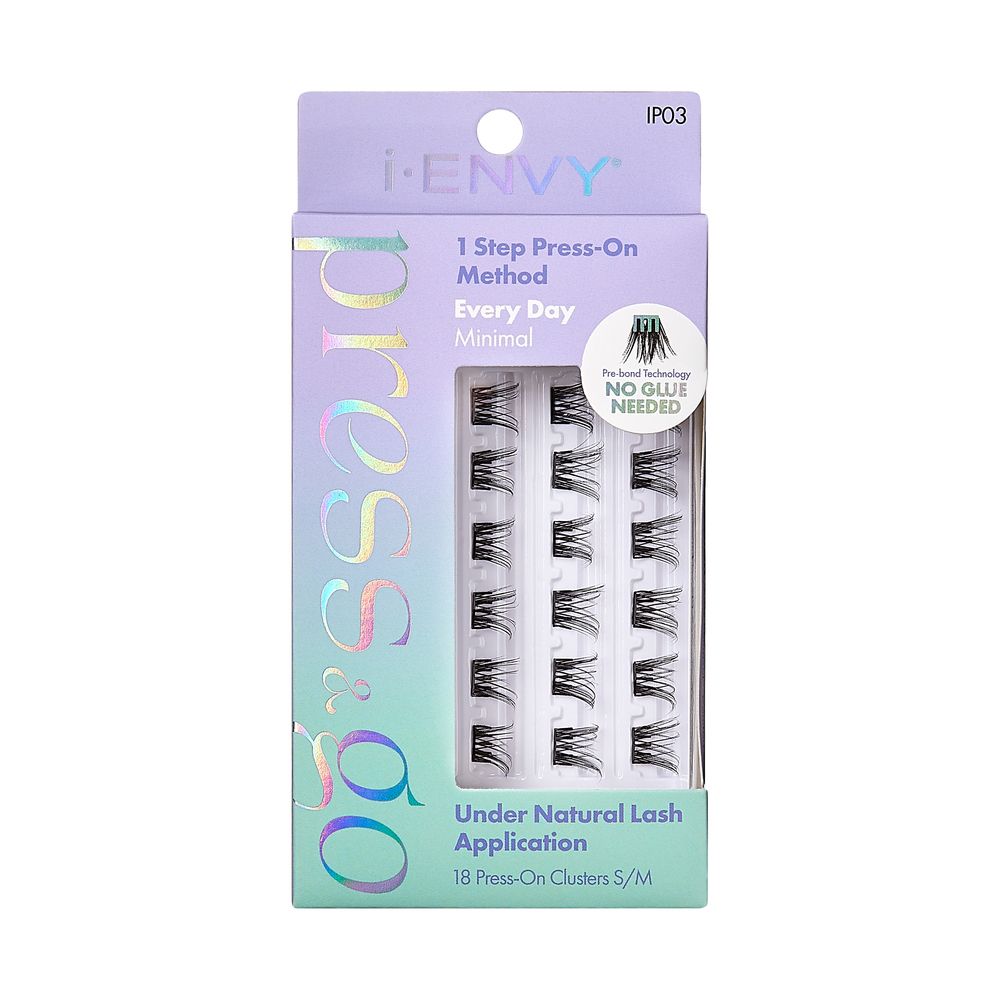 i-ENVY PRESS & GO PRESS-ON EYELASH CLUSTERS EVERY DAY COLLECTION - STYLES AVAILABLE