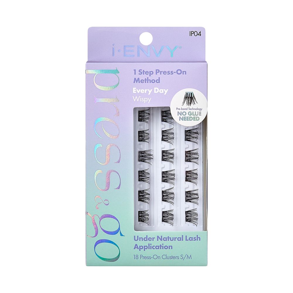 i-ENVY PRESS & GO PRESS-ON EYELASH CLUSTERS EVERY DAY COLLECTION - STYLES AVAILABLE