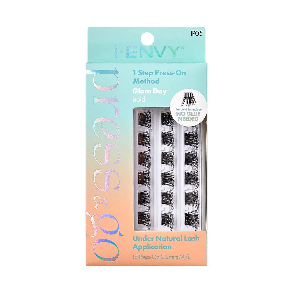 i-ENVY PRESS & GO PRESS-ON EYELASH CLUSTERS GLAM DAY COLLECTION - STYLES AVAILABLE