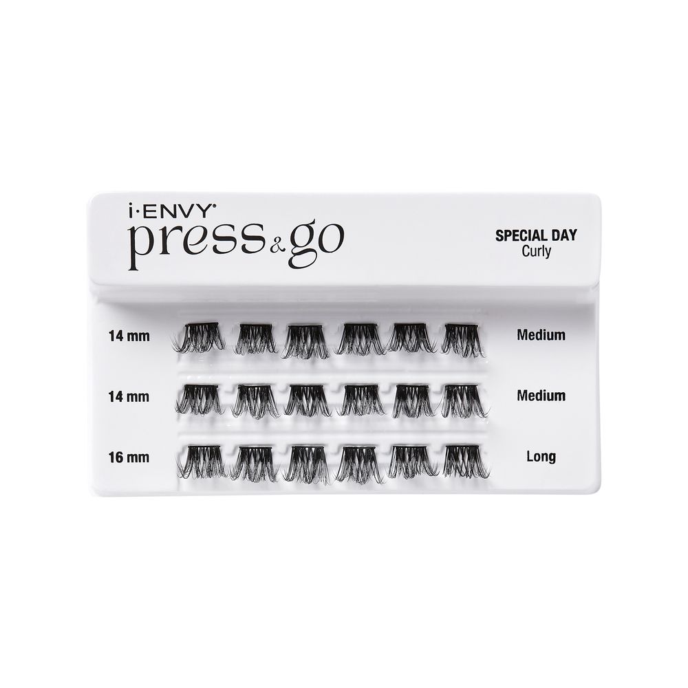 i-ENVY PRESS & GO PRESS-ON EYELASH CLUSTERS SPECIAL DAY COLLECTION - STYLES AVAILABLE