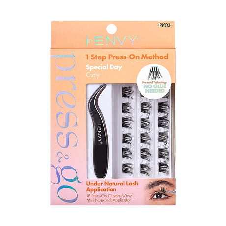 i-ENVY PRESS & GO PRESS-ON EYELASH KIT COLLECTION - STYLES AVAILABLE