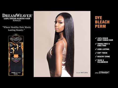 Model Model Virgin Human Hair Weave Dream Straight Weaver - 3 Bundles