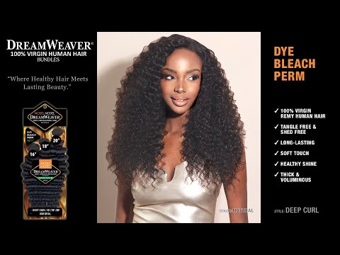 Model Model Dream Weaver Deep Curl 100% Human Hair Bundles