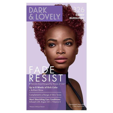 DARK & LOVELY FADE RESIST PERMANENT HAIR COLOR - COLORS AVAILABLE