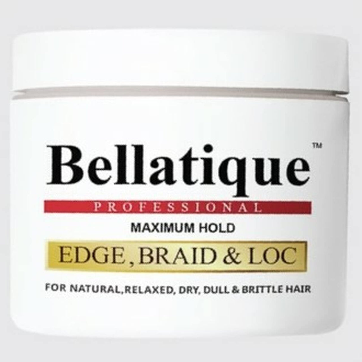 BELLATIQUE PROFESSIONAL EDGE, BRAID & LOC MAXIMUM HOLD BRAIDING GEL - SIZES AVAILABLE