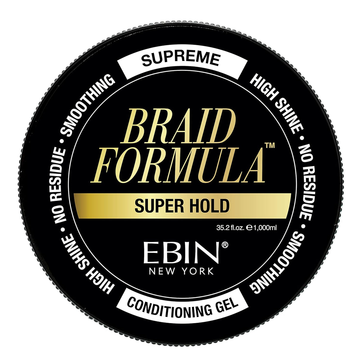 EBIN BRAID FORMULA SUPER HOLD CONDITIONING GEL - SIZES AVAILABLE