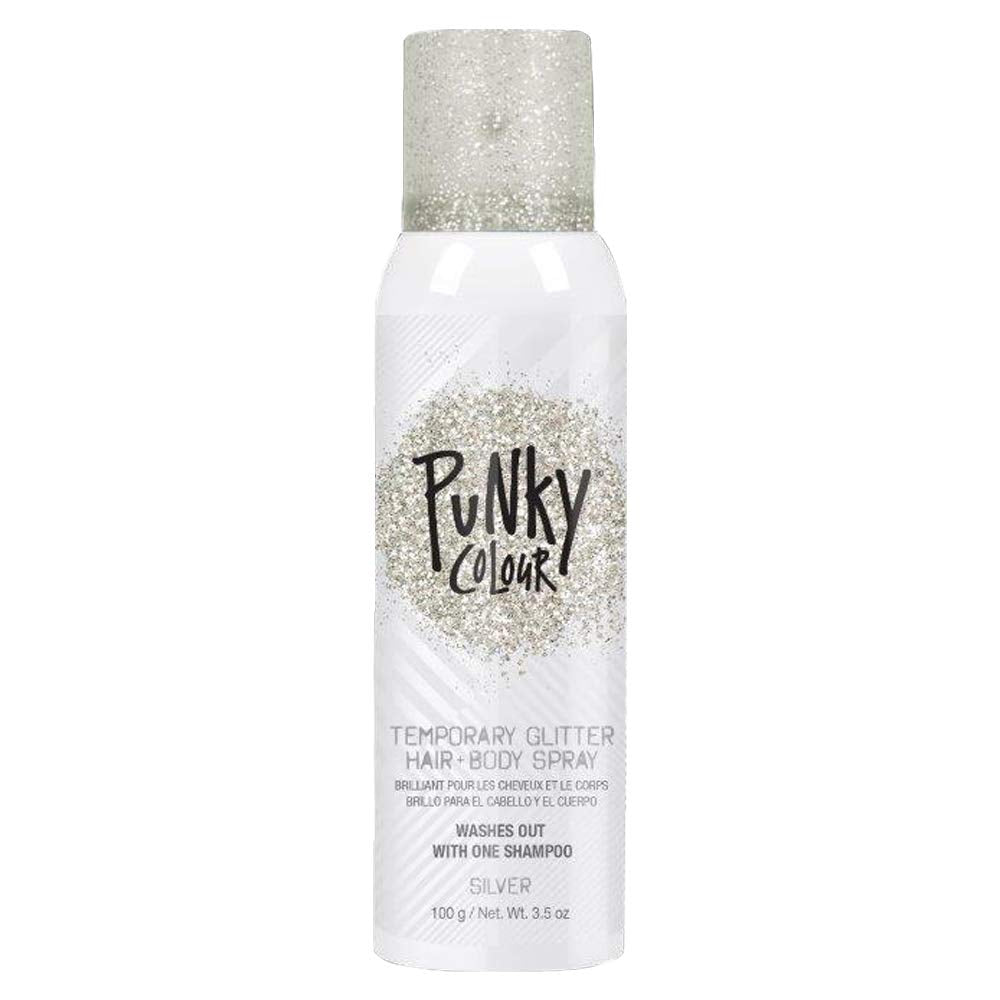 Punky Temporary Hair And Body Glitter Color Spray - 3.5Oz