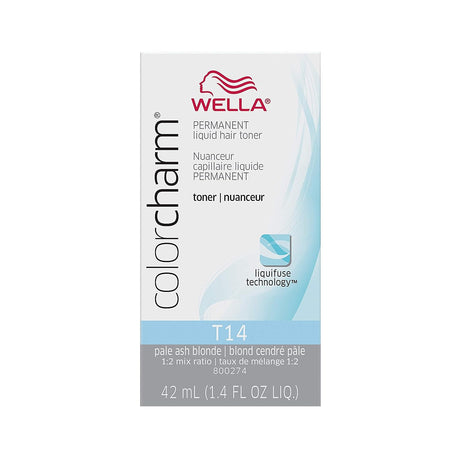 WELLA COLORCHARM PERMANENT LIQUID HAIR TONER 1.4OZ - COLORS AVAILABLE