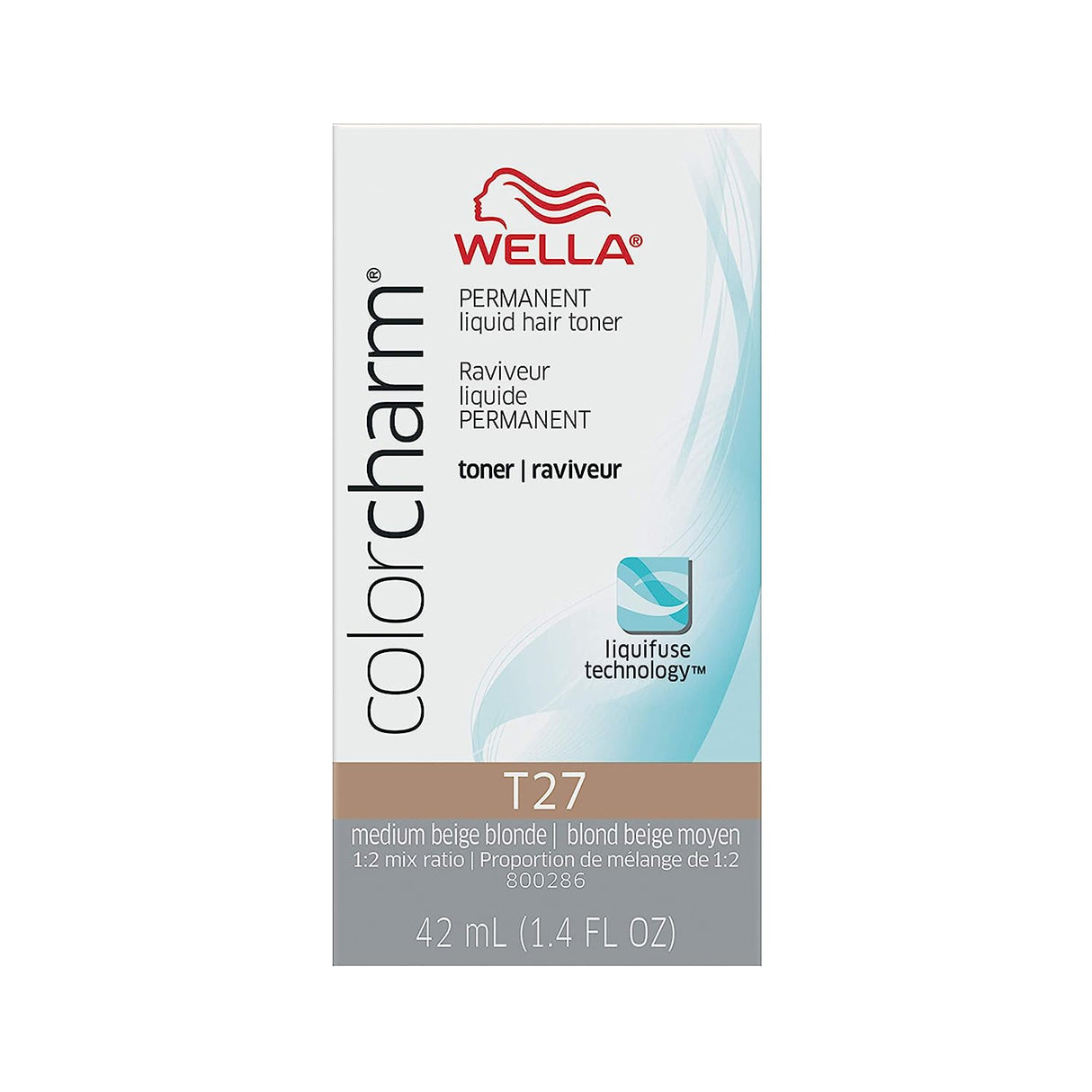 WELLA COLORCHARM PERMANENT LIQUID HAIR TONER 1.4OZ - COLORS AVAILABLE